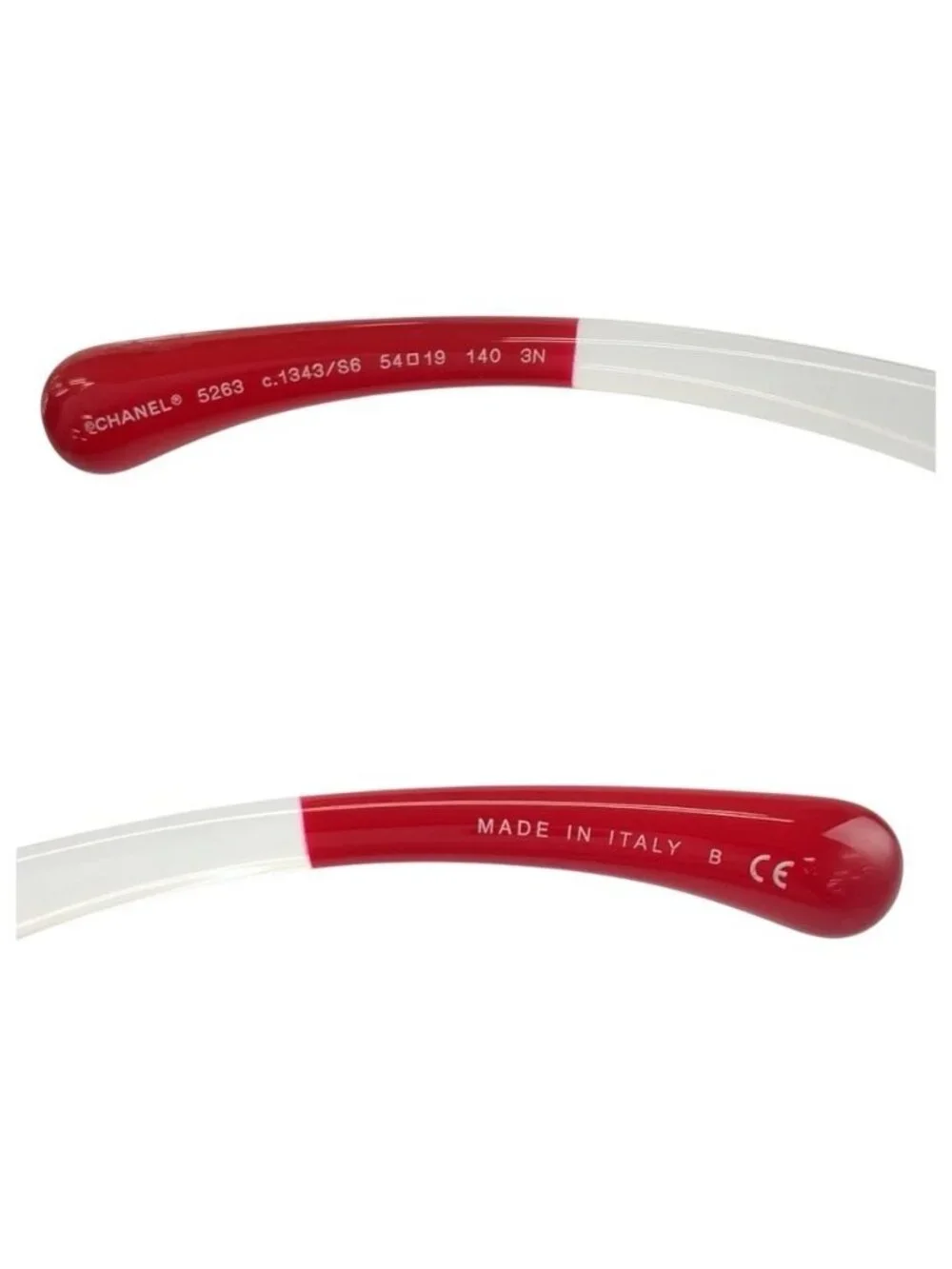Chanel CC Logo Red Acetate C S6 Sunglasses Eyewear